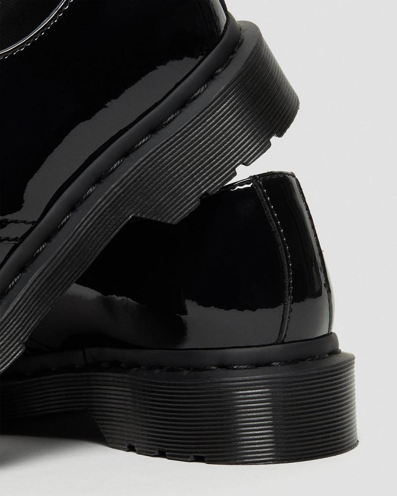 Dr Martens 1461 Mono Lak Læder Oxford Sko Dame Sort | DK 358LIS